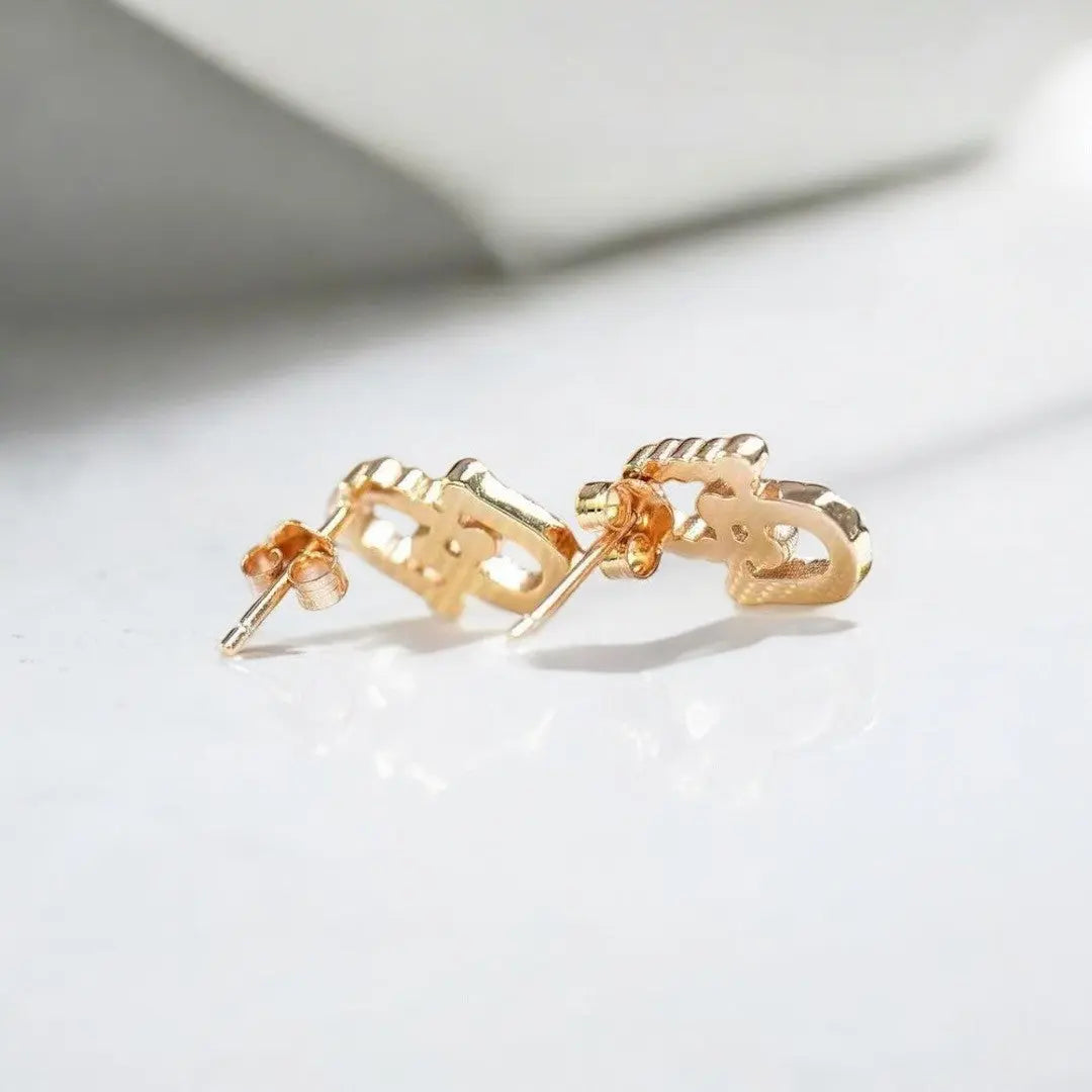 Moissanite Horseshoe Earring DAPR