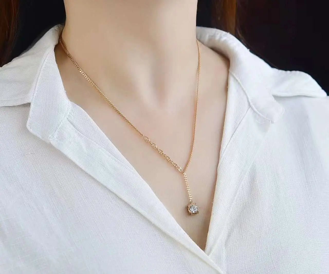 1ct Mixed Cuban Chain Necklace DAPR