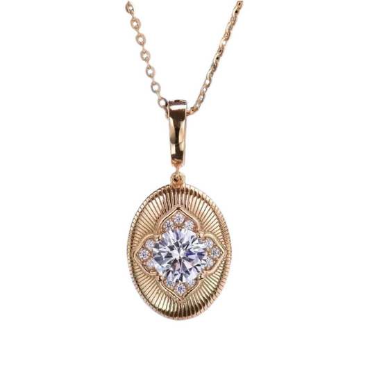 Vintage Inspired Pendant 1ct Diamond DAPR