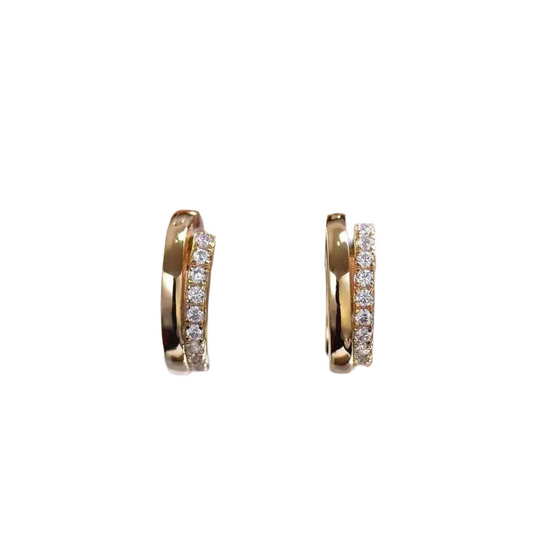 Moissanite Vintage Hoop Earring DAPR