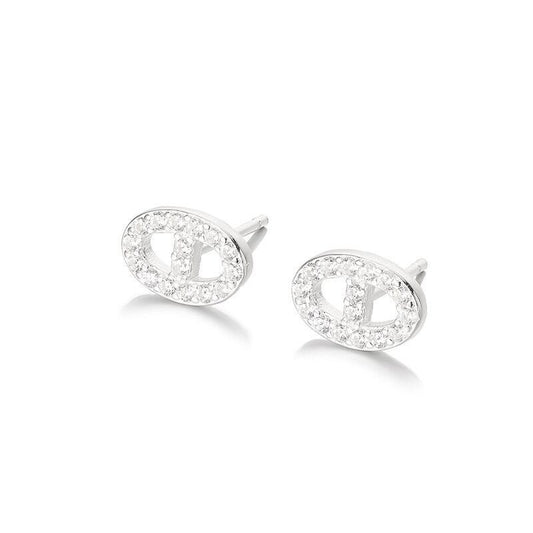 Petite Snout Moissanite Stud
