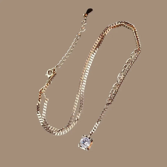 1ct 18k Gold Mixed Cuban Link Chain DAPR